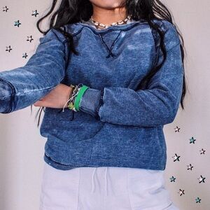 Blue Denim Women's Top